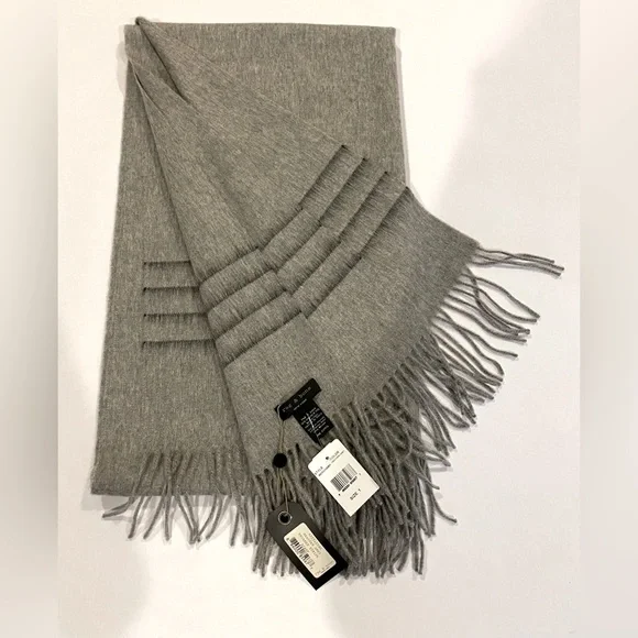 Rag & Bone Merino Wool Scarf Unisex Minimalist Style Super Soft Lightweight - Picture 1 of 11